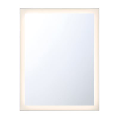 Miroir DEL 28'' x 36'', 56 watts, 3000 / 4500 / 6000K, finition aluminium