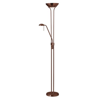 Lampe de plancher, finition bronze brossé, 2 X A19, 1 X culot G9