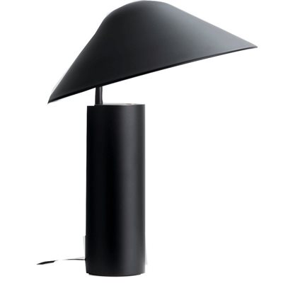 Lampe de table, finition noire, 1 X A19