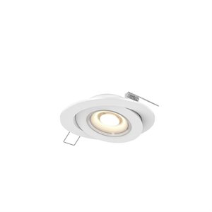Recessed Directional LED, 4 inches, 9 watts, 3000K, 40 degrees