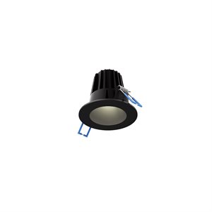 Recessed round LED, 2 inches, 8 watts, 3000K, 40 degrees